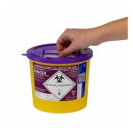 1H2/Y1/S1/16/GB/5493 Purple Lid Sharpsguard city 2.5L